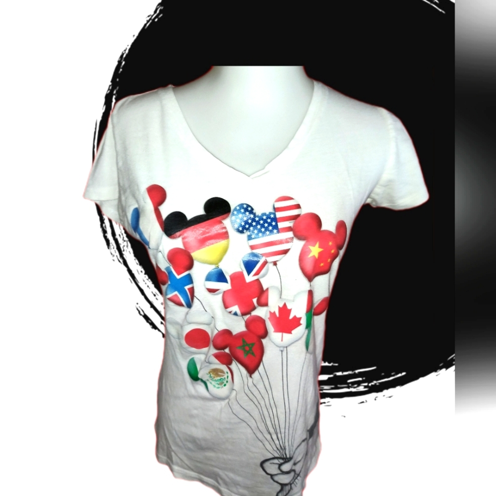 Disneys Epcot V neck T shirt